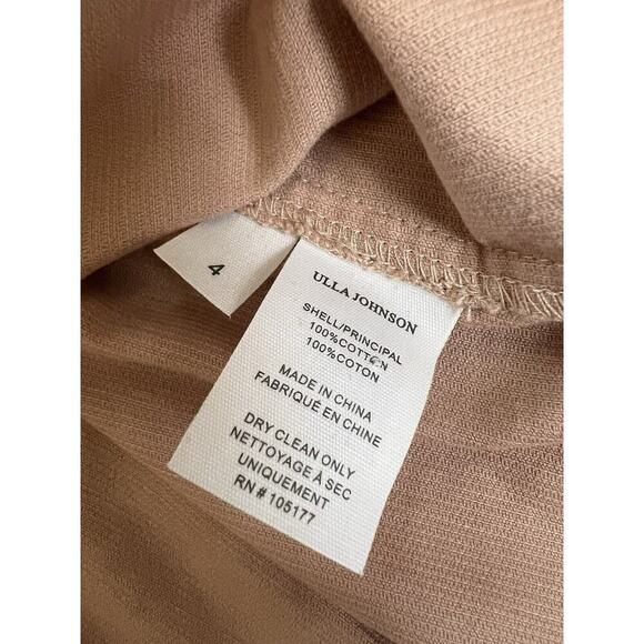 Ulla Johnson Frankie Tunic in Pale Oak Long Sleeve Blouse Top Size 4 NWT - Picture 6 of 9